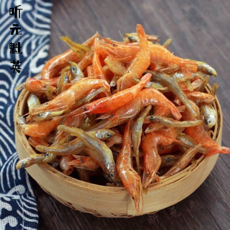美朝福江西湖南特产鱼小虾干货农家自制河河虾仔 半斤小鱼小虾