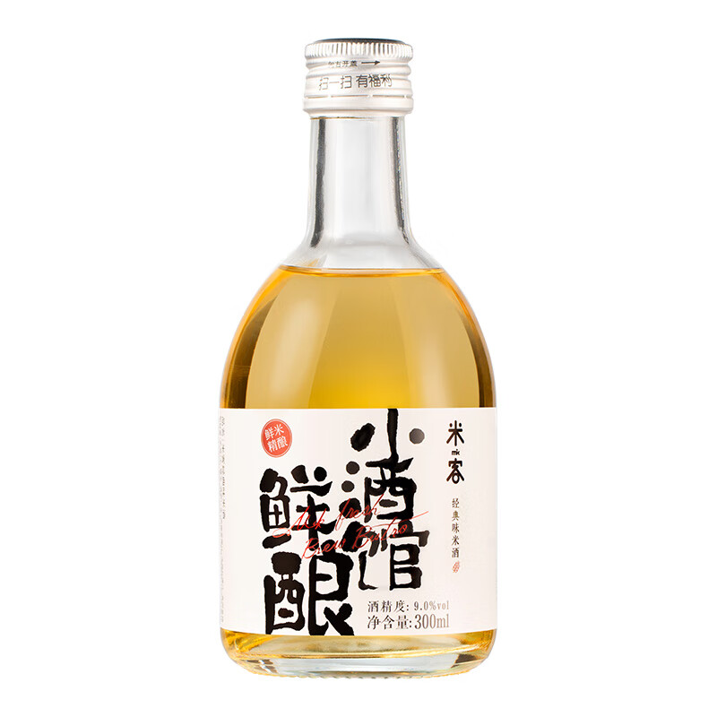 米客(MIK)米客鲜酿小酒馆低度米酒糯米酒 桂花米酒米酿米酒 甜酒酿果酒 经典原味 300mL 6瓶 整箱