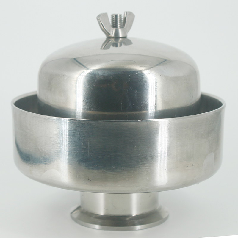 304不锈钢快装呼吸帽卫生级卡盘过滤器储罐排气阀空气呼吸器定制 38