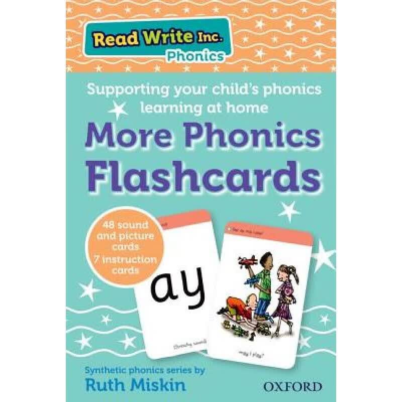 现货 自然拼读闪卡 Read Write Inc. Phonics: More Phonics Flashcards