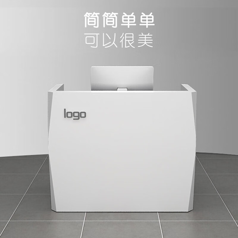 圣栖烤漆简约4s店迎宾台柜台前台接待台店铺小型吧台创意大理石咨询台