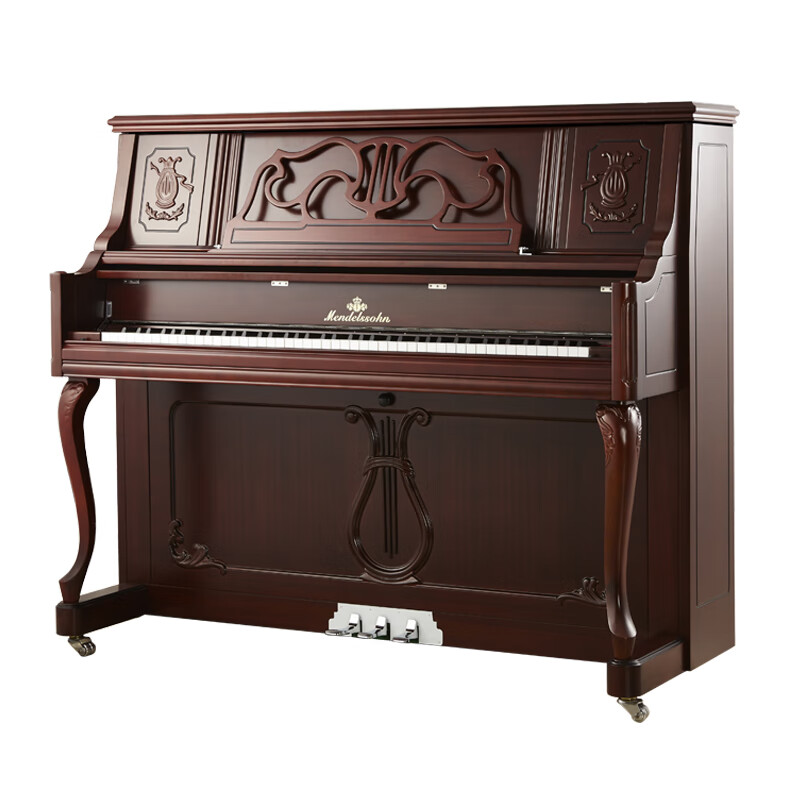 门德尔松精美雕花钢琴