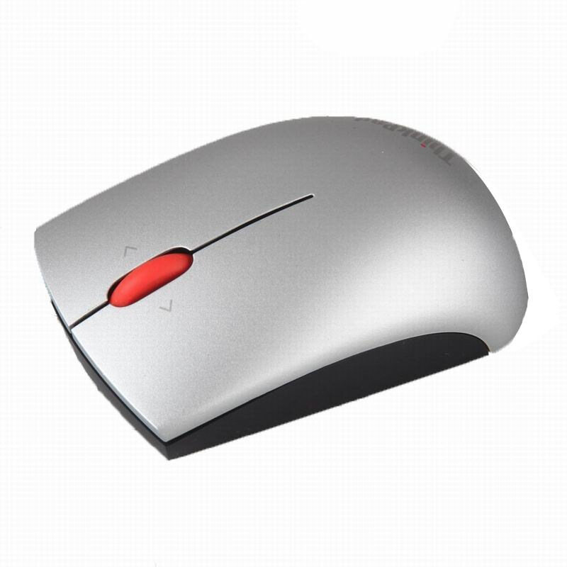 ThinkPad小黑红点无线鼠标 联想笔记本电脑办公蓝光鼠标 0B47164/4Y51B21853无线（陨石银）