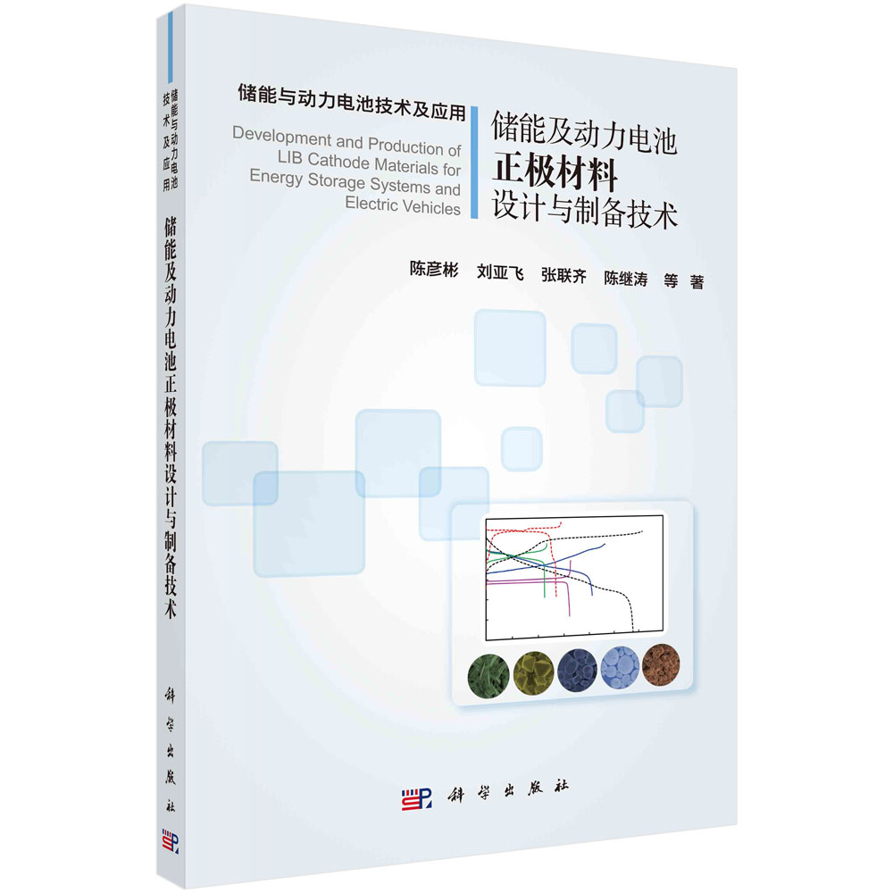 储能及动力电池正极材料设计与制备技术/陈彦彬等