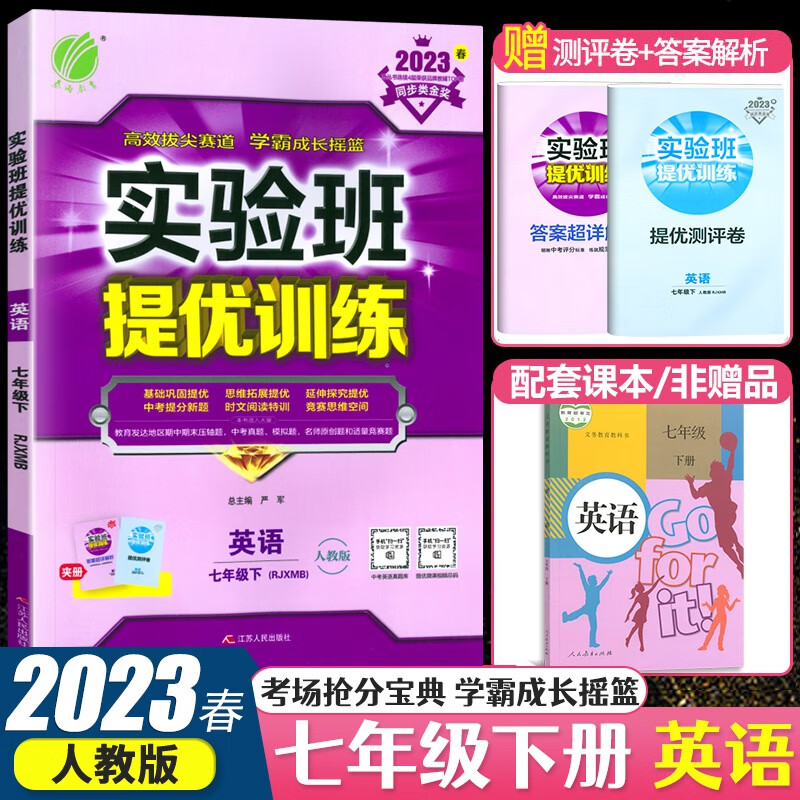 2023春实验班提优训练七年级下册英语人教版RJ 初一7年级下课本同步配套练习册 中学英语专项训练习