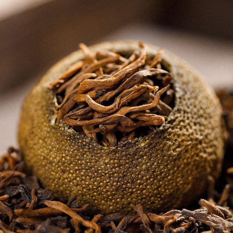 皇茅新会小青柑普耳茶叶阳光生晒小青桔两罐共 300g年年 2罐装年年