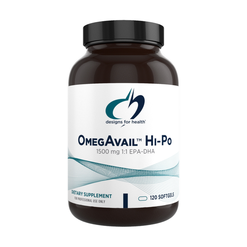 designs for health omegavail hi-po鱼油rtg形式 120粒 120粒