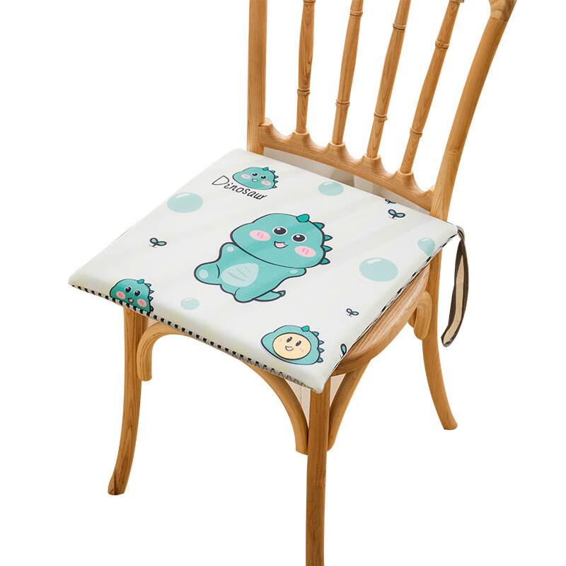 集物一册夏季透气坐垫久坐夏天冰丝凉爽透气椅子垫座椅垫学生凳子垫 小男孩 40*40*3cm