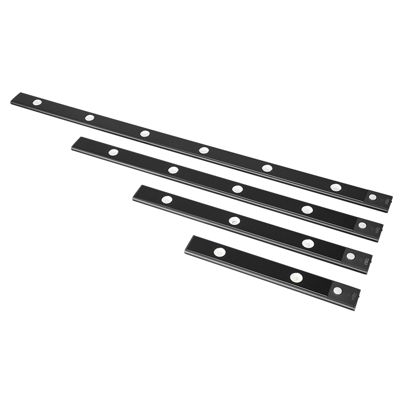 雷士照明(NVC)小夜灯猫眼磁吸充电感应灯波纹橱柜灯酒柜展柜衣柜玄关厨房起夜氛围灯婴儿喂奶灯 【80cm】6.5瓦三色光-无极调光-2200毫安