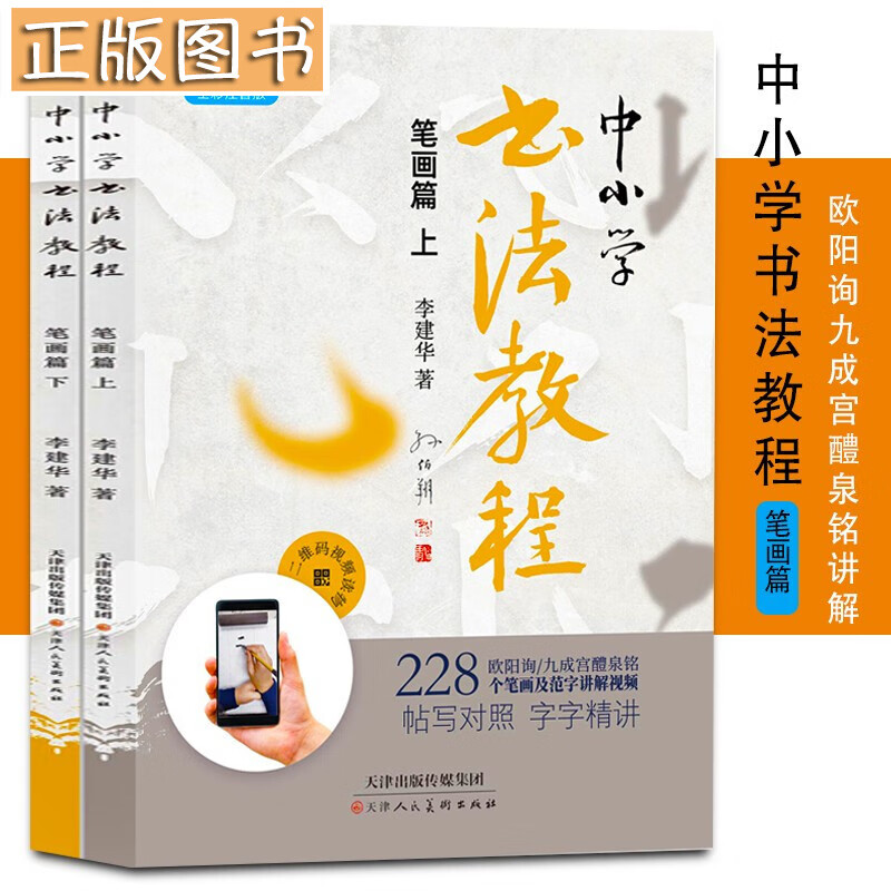 中小学书法教程 笔画篇（欧阳询九成宫醴泉铭讲解上下全两册）