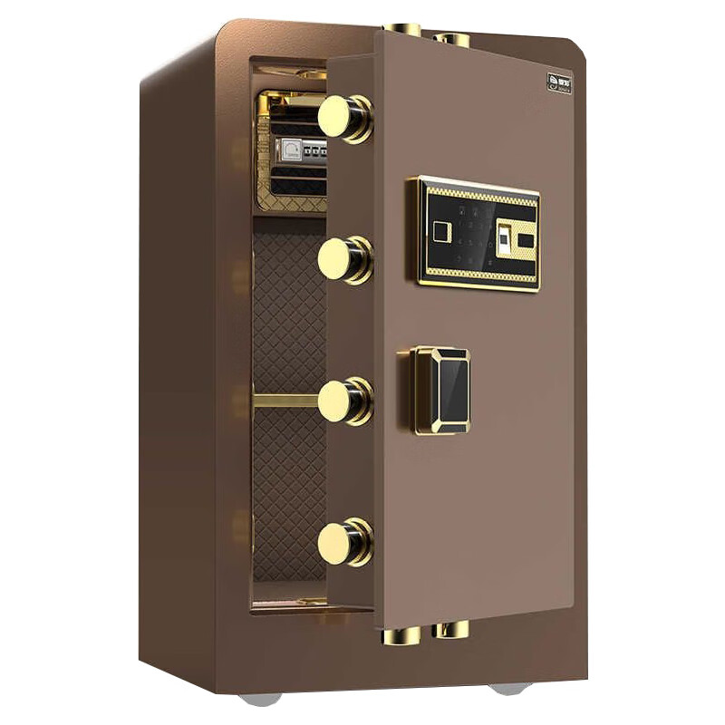 鼎发保险柜 高60cm指纹解锁家用办公防盗国标保险箱全钢实心 指纹款