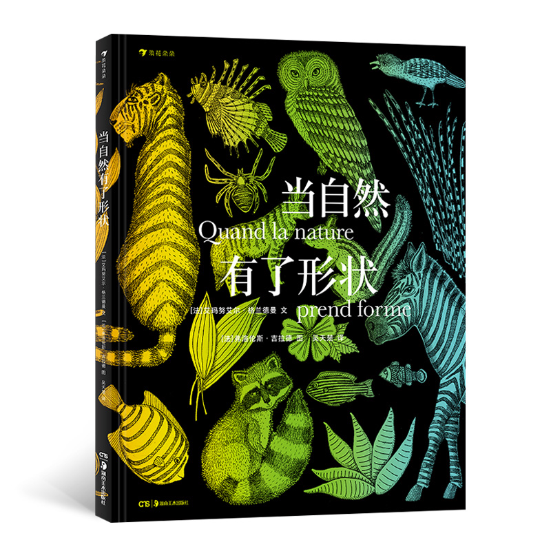 浪花朵朵正版 当自然有了形状 3-6-8-10-12岁幼儿园儿童小学生宝宝科普书籍 插图几何形状动物植物自然分类图鉴儿童科普百科书籍 课外书籍自然科普 后浪
