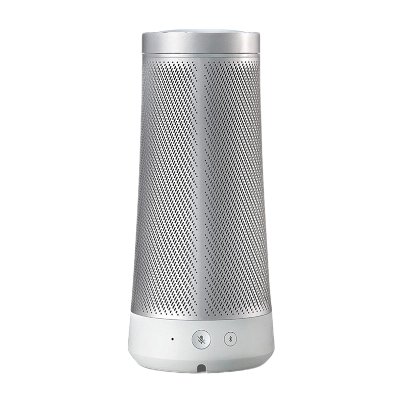 哈曼卡頓（Harman/Kardon）Invoke 智能高端藍(lán)牙音箱 音響 立體聲 揚(yáng)聲器 360度自適應(yīng)全方位立體音效 智能控制 銀色