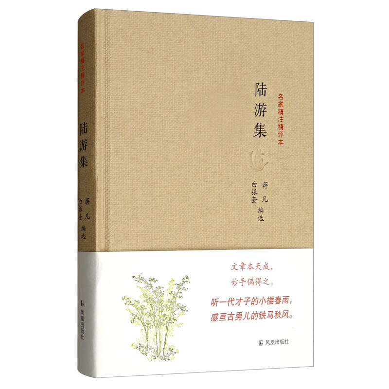 陆游诗集 名家精注精译本 陆游诗词全集选 古诗词大全集 唐宋诗词名家精品类编 初高中生成人古诗词名家