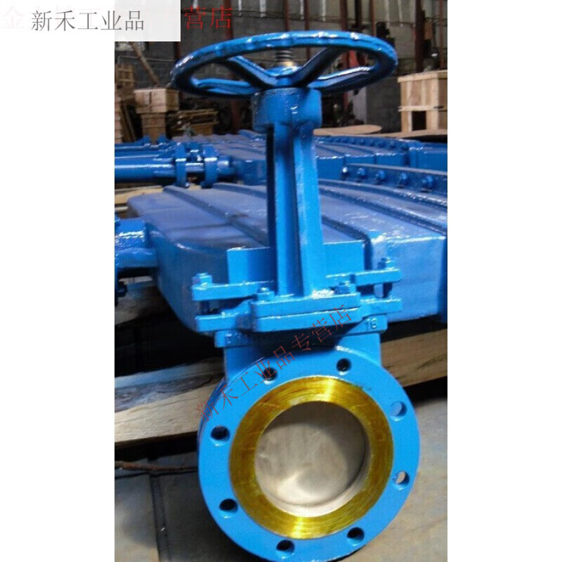 同熙尚qbz73x-10c手动刀闸阀wcb铸钢刀闸阀浆液阀 法兰刀型闸阀dn50