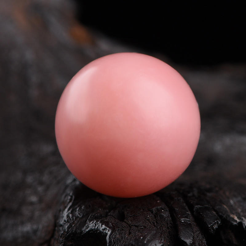 粉澳宝散珠圆珠 欧泊蛋白石单珠隔珠 多宝佛珠手串星月菩提配 精品