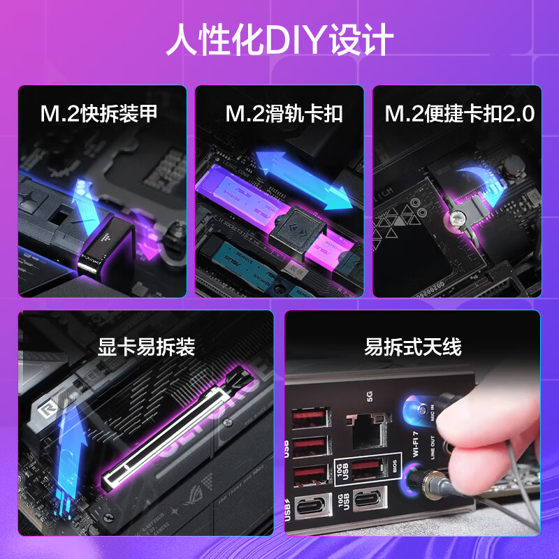华硕 ROG STRIX Z890-E GAMING WIFI 图 7