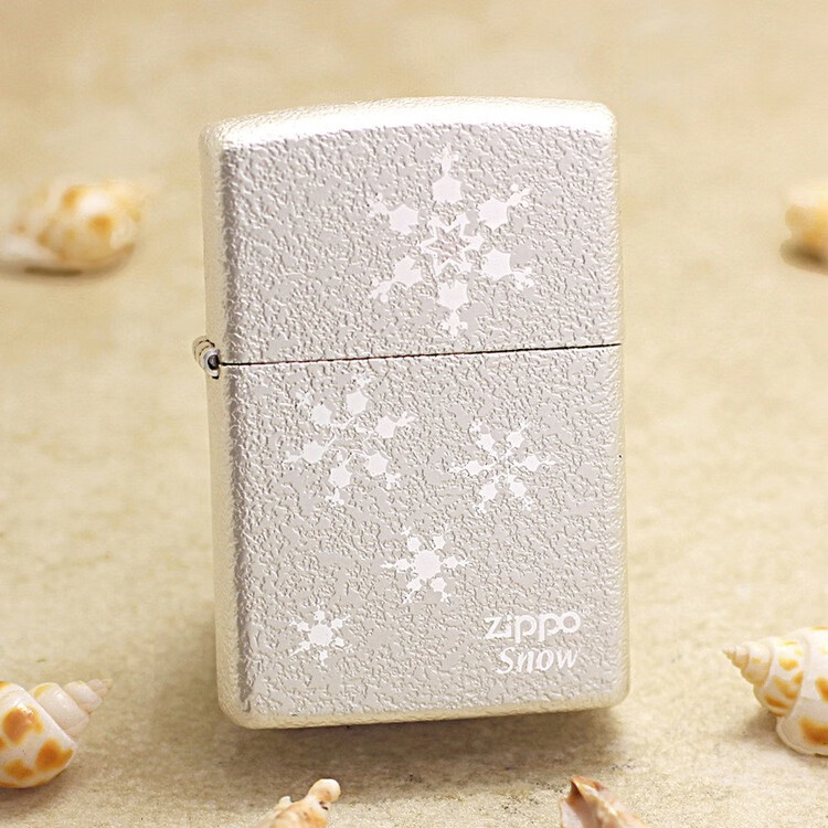 zippo edgezippo打火机之宝zbt-1-5雪花(5朵)情人节礼物送礼防风煤油