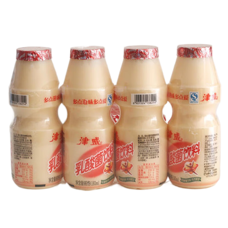 食怀津威乳酸菌饮料原味160ml一整箱学生早餐酸奶饮品 160ml 28瓶