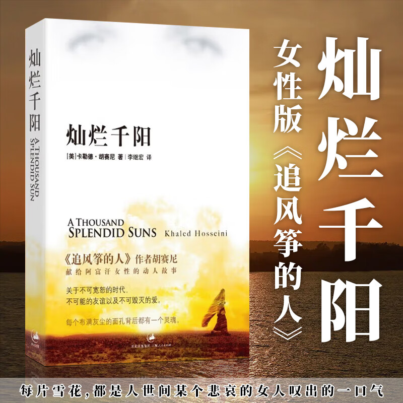 新版 灿烂千阳 《追风筝的人》作者胡塞尼