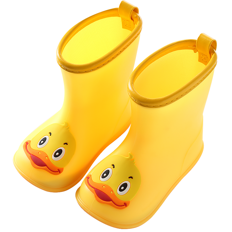 让孩子远离湿气，俞兆林（YUZHAOLIN）黄色小鸭男女童宝宝卡通防滑雨靴内长16CM评测