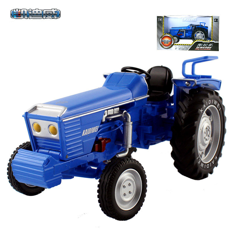 凯迪威合金1:18拖拉机模型履带农用车机械金属儿童仿真玩具
 1:18