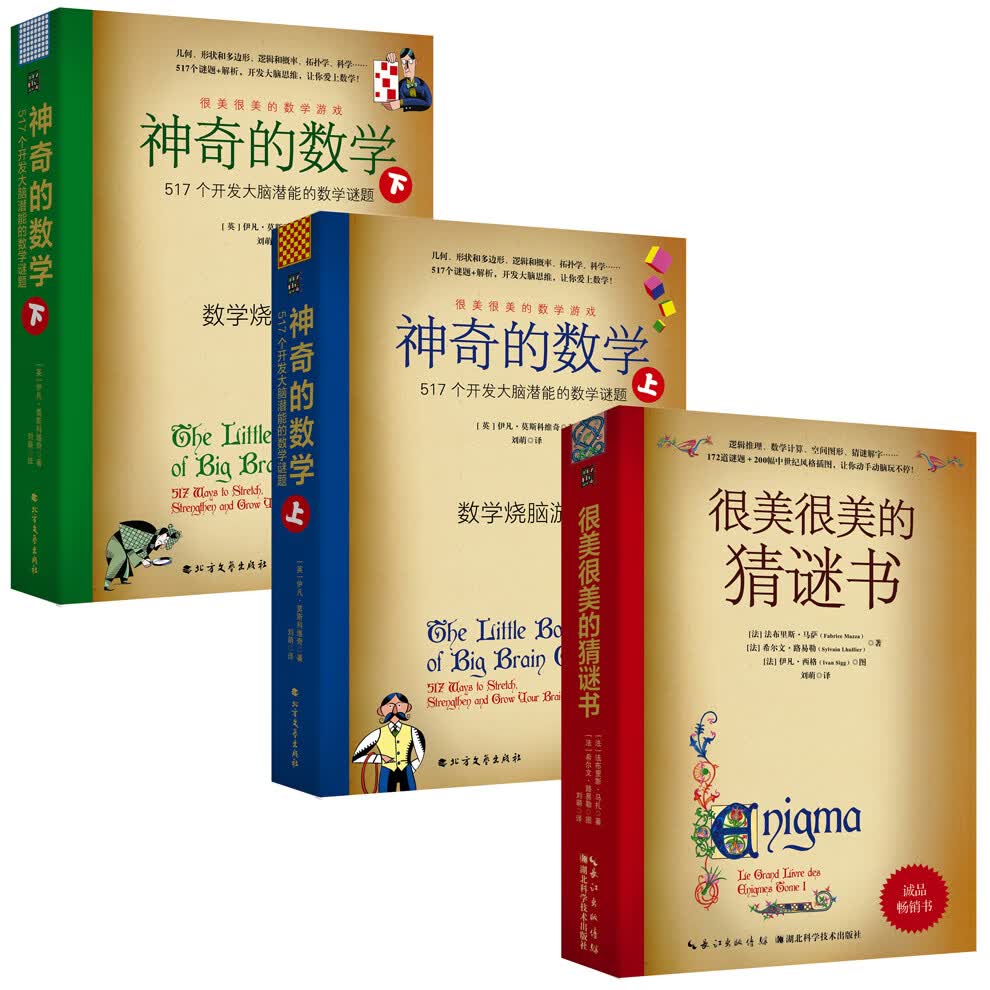 数学猜谜游戏系列（套装共3册）