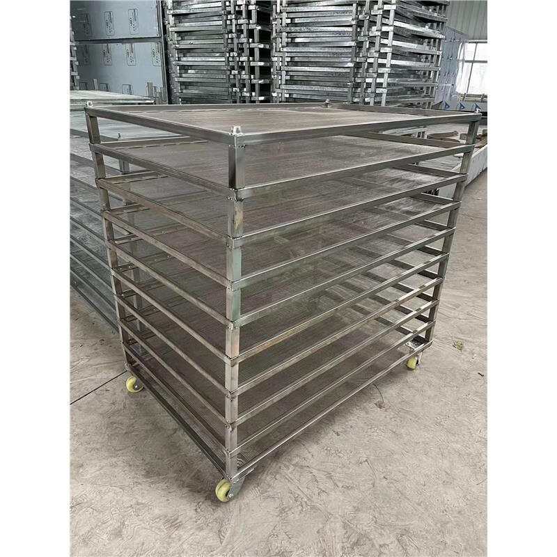 托盘厂家销药材烘干盘烘干托盘辣椒面条多层托盘烘干机 不锈钢托盘