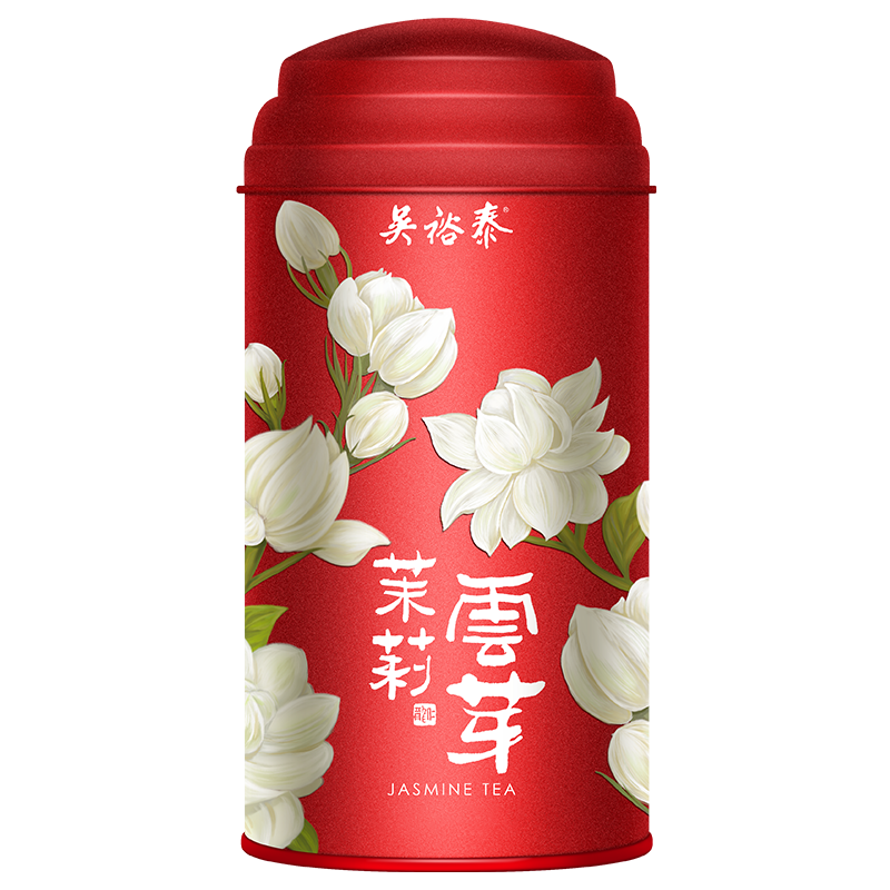 喝上吴裕泰红罐云芽茉莉花茶，体验舌尖上的清香