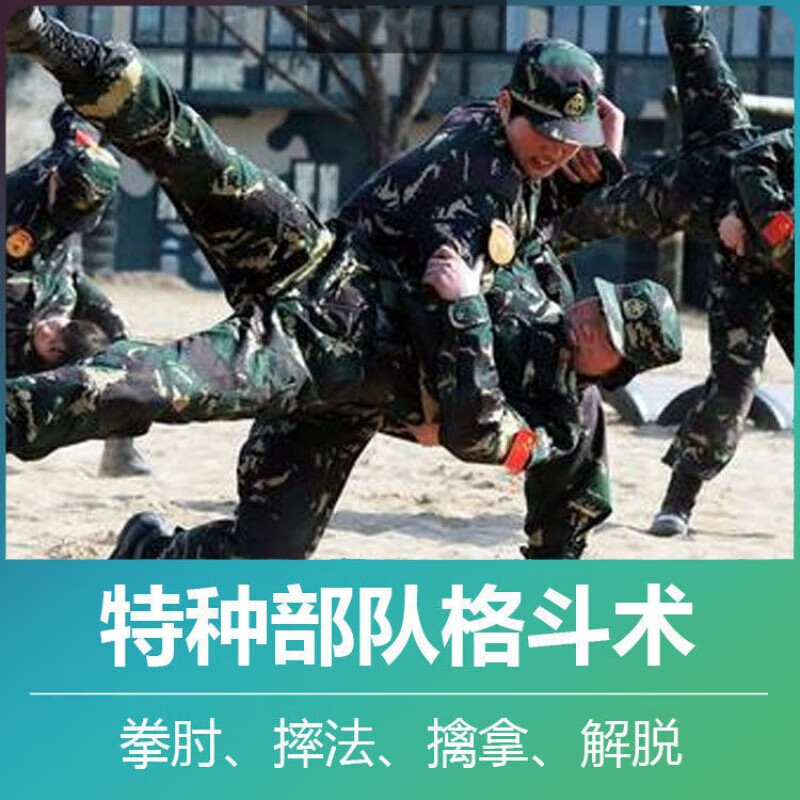 军体拳视频教程特种兵格斗搏击擒拿实战动作分解自卫防身术教学培训