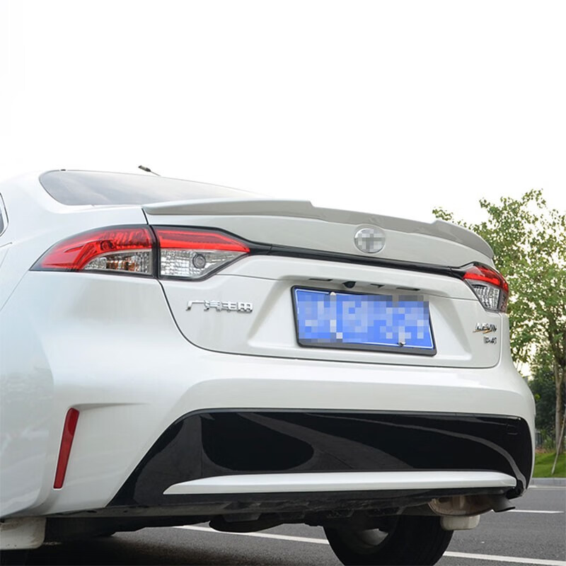 热迈适用于丰田雷凌尾翼改装专用烤漆压尾双擎混动雷凌定风翼扰流板