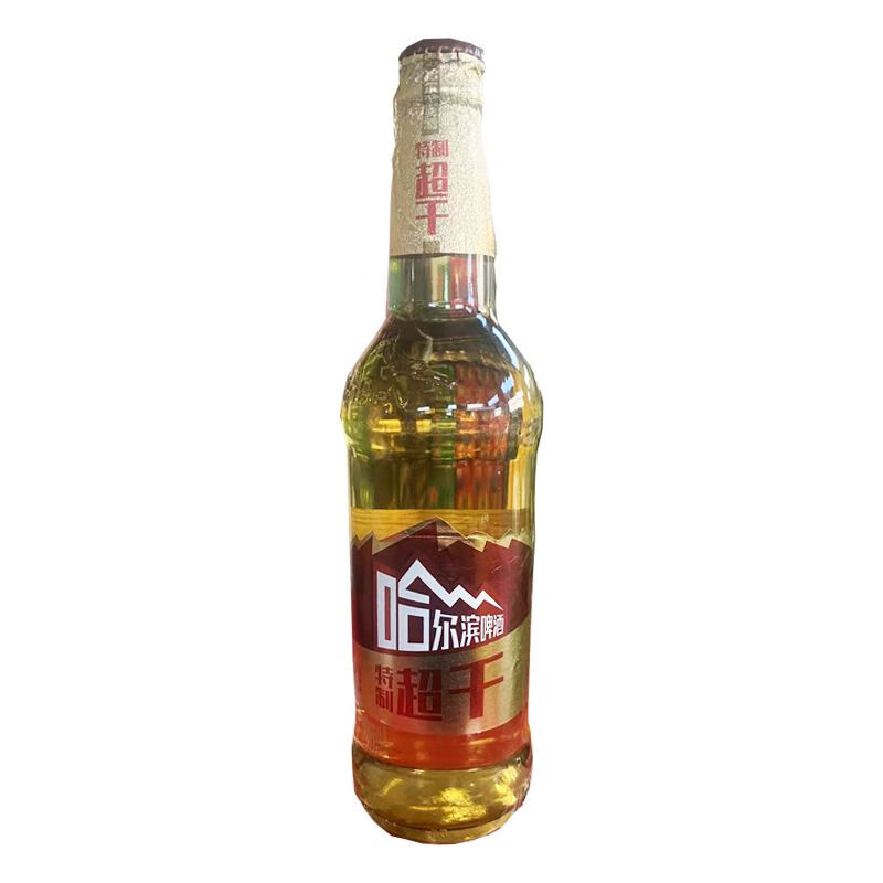 哈尔滨牌哈尔滨啤酒500ml哈啤超干特制低糖啤酒真酿造大瓶 500ml 12瓶