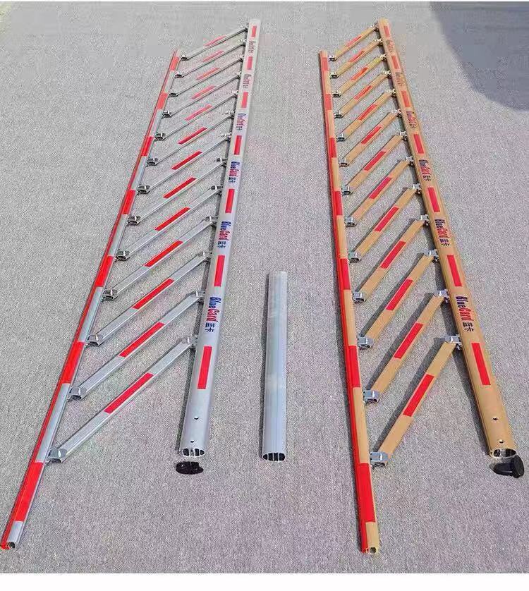 黍鱼bluecard蓝卡栅栏式道闸杆停车场栅栏小区升降杆出入口 3米