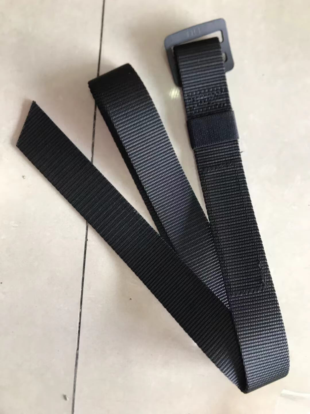 消防黑色编织内腰带帆布抢险救援皮带户外训练卡扣战术带结实耐磨
