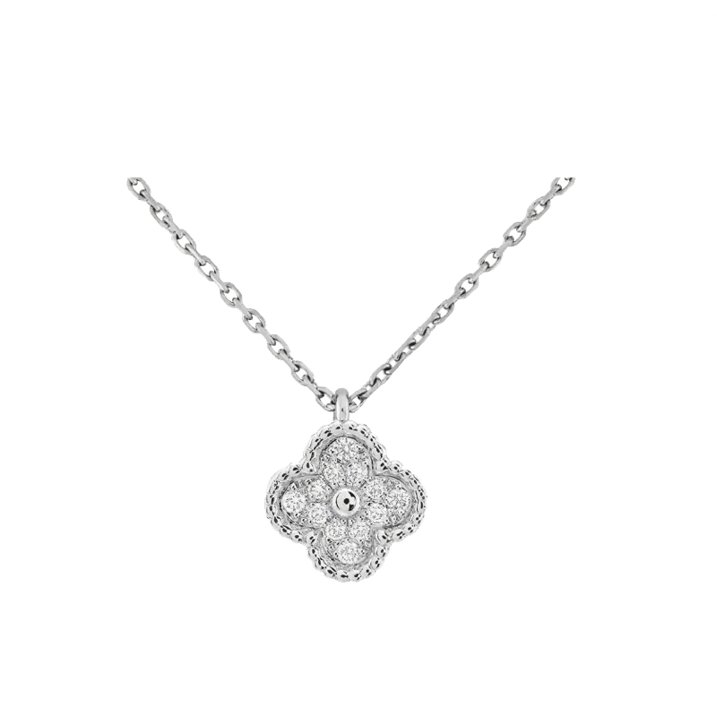梵克雅宝(van cleef & arpels)sweet alhambra四叶草幸运系列 白金满