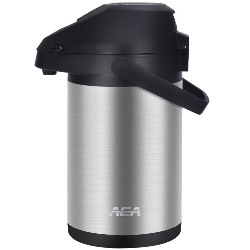 AEA保温壶304不锈钢真空气压式保温水壶按压式热水壶保温瓶暖壶开水瓶咖啡壶 2.5L容量