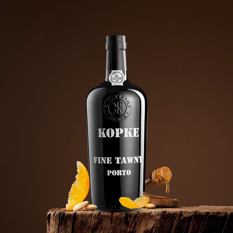 酒庄直通葡萄牙波特酒 加强型葡萄酒 红酒 科普克茶色波特酒 750ml 1