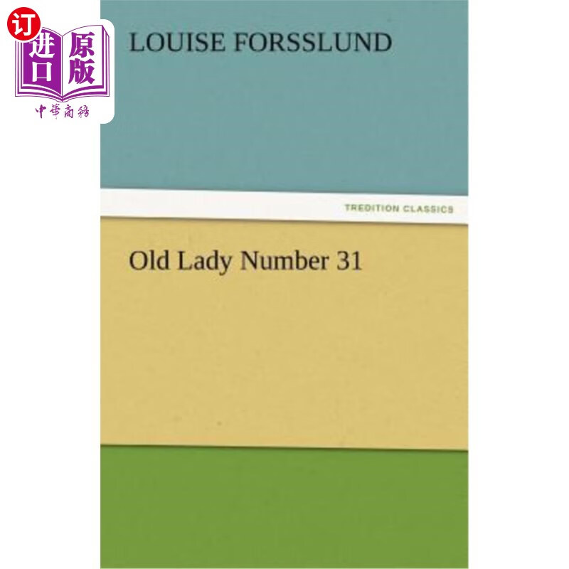 海外直订old lady number 31 31号老妇人