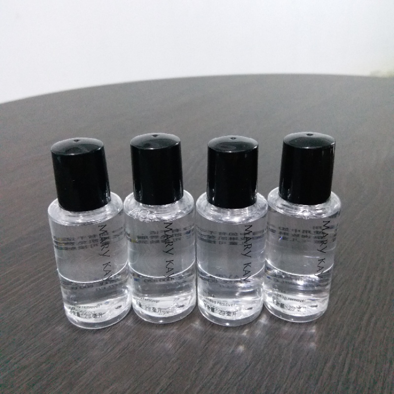 玫琳凯(mary kay)清爽卸妆液29ml*4支小样组合眼唇脸深层清洁温和密封