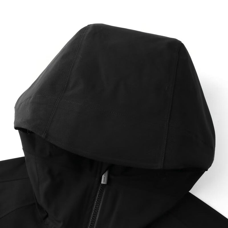 哈特马克斯防泼水羊毛弹力户外通勤男夹克上衣 曜岩黑 L (175)