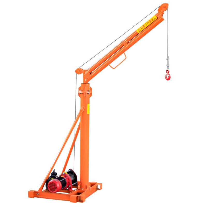 献瑜180度室外吊机提升机 220v家用小型吊粮建筑吊砖升降机起重机