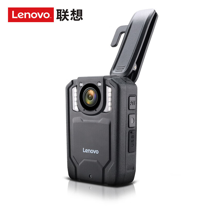 联想(Lenovo)DSJ-2H执法记录仪高清 微型随身摄像内置32G 防爆便携4800万像素黑色