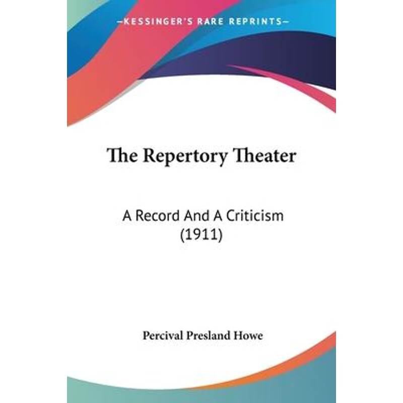 按需印刷 the repertory theater