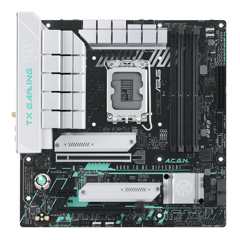 ASUS 华硕 TX GAMING B760M WIFI D4 天选主板（Intel B760/LGA 1700）