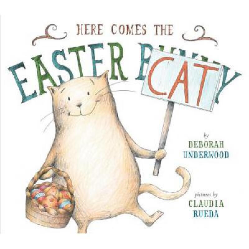 here comes the easter cat 英文原版 精装