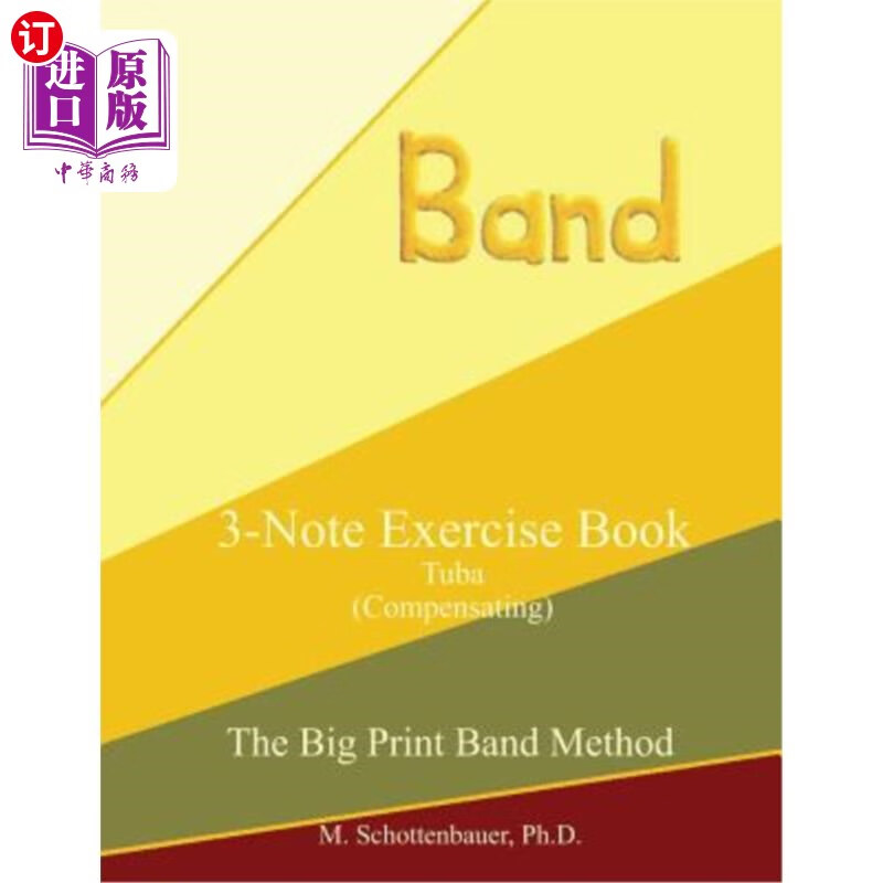 海外直订3-note exercise book: tuba (compensating) 3-note练习本