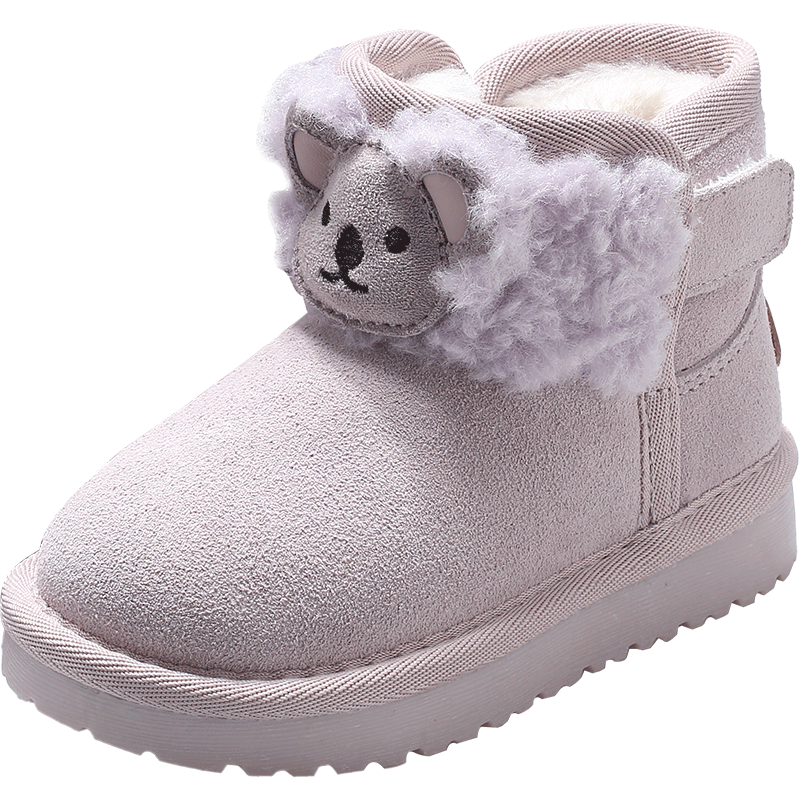 ���ڲ�������ͯС��������ѩ��ѥ�к�2024�����¿�ŮͯЬ�Ӻ�ů�׶��ɰ�����Ь ������ 30�� Ь�ڳ�19.0cm