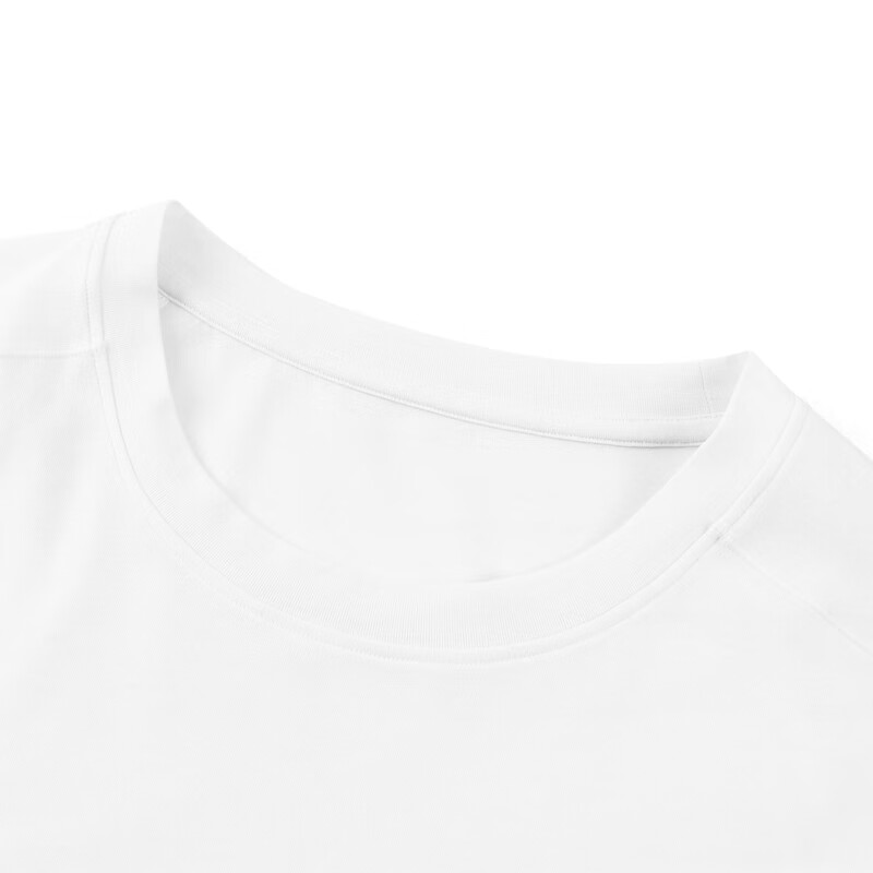 汉麻世家（HANP）男士圆领打底衫棉汉麻粘胶柔软舒适透气男士T恤自京营 晨霜白 M