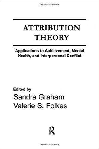 【预订】attribution theory