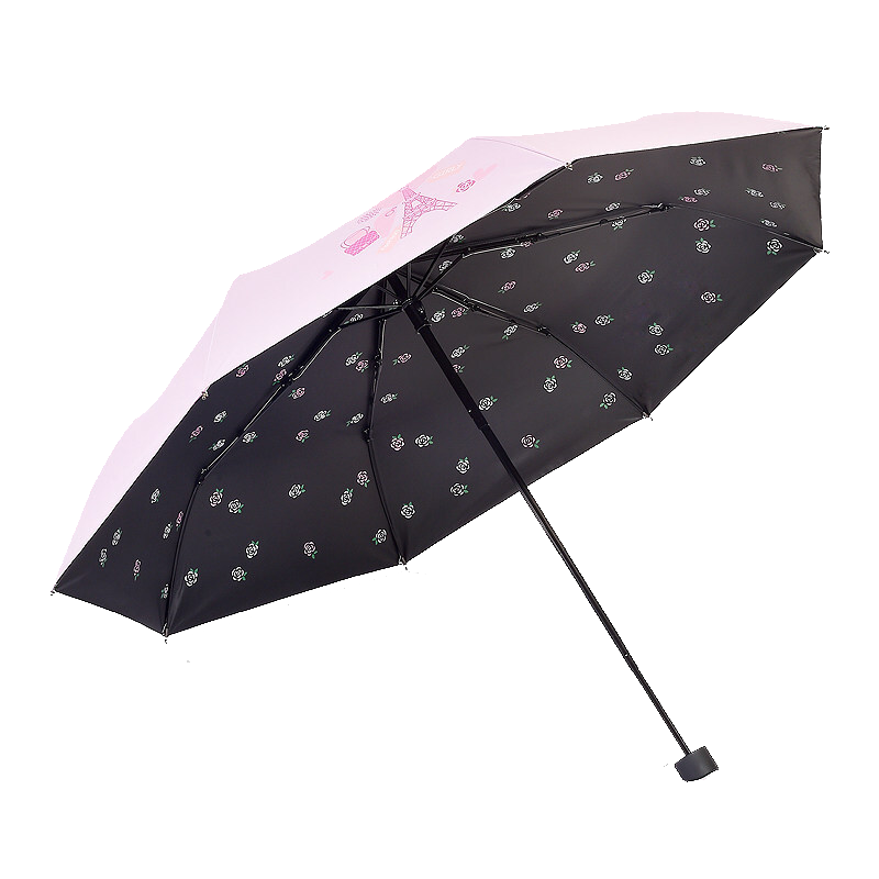 买雨伞就选这款!三折晴雨伞55cmX8骨太阳伞遮阳伞价格走势及评测